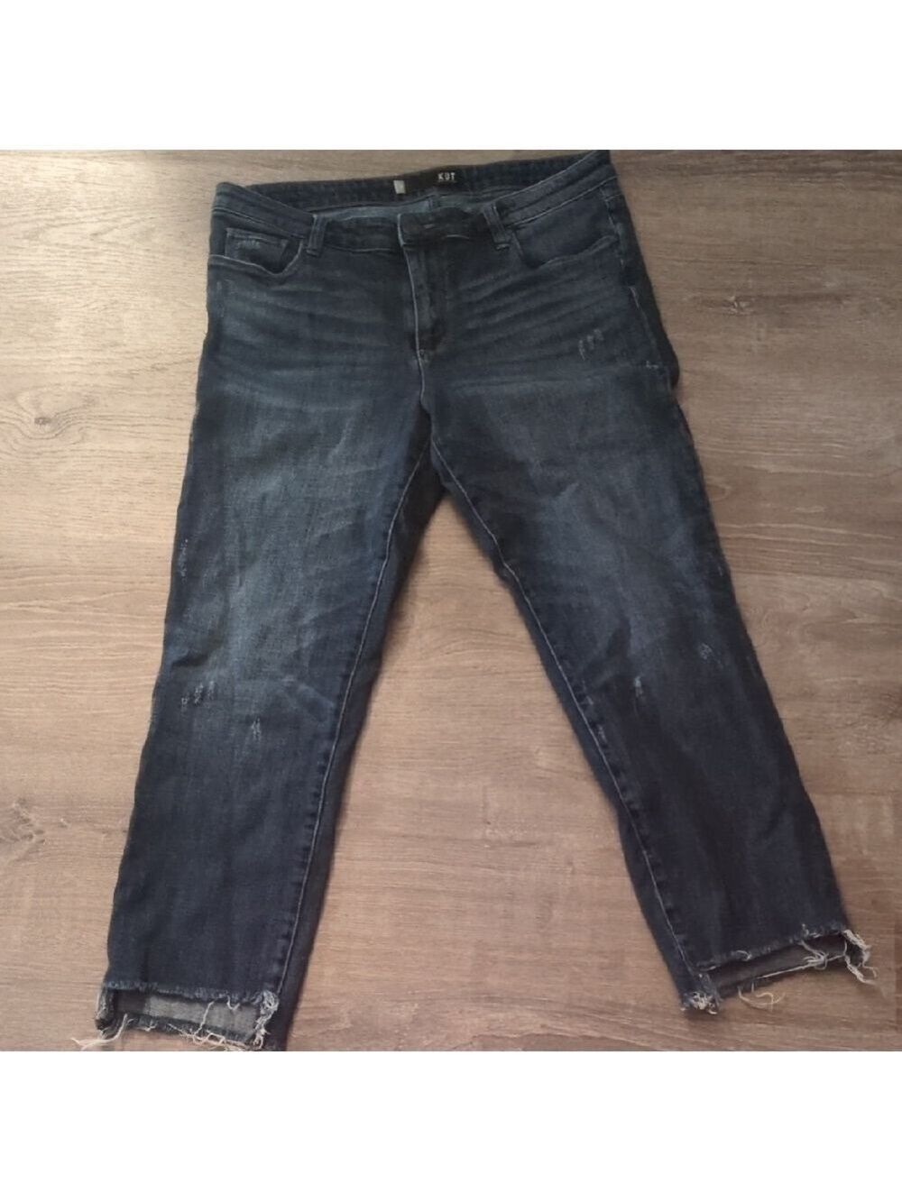 Kut From The Kloth Reese Ankle Straight Leg Jeans Size 10